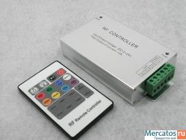 Cенсорный RGB контроллер LN-RF20B 12/24V 144/288W RF-ДУ 20КН 2