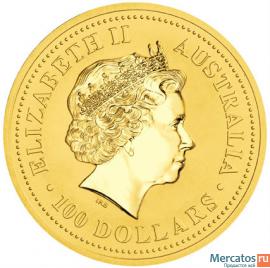 Инвестиционная монета Австралийский лунар - Дракон 2000г. 2