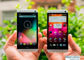 Новый мощный смартфон HTC One Rus 32 Gb ростест цвет серебро ори 8