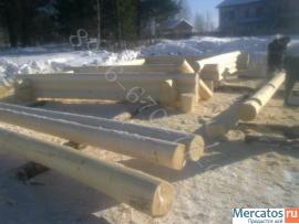 Принимает заказ на изготовление срубов из леса хвойных пород. 3