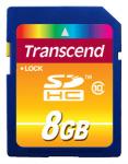 Карта памяти SD HC Transcend Class-10 8 Гб