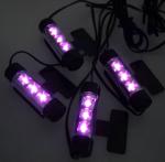 Атмосферная подсветка салона - фиолетовая