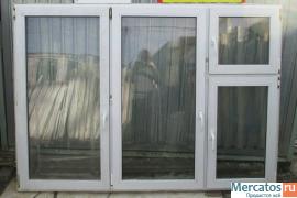 1460(в) х 2060(ш) Б-У окно из НОВОСТРОЙКИ № 23806 и много разных