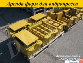Аренда пресс форм, матрицы для вибропресса вп 600 в России